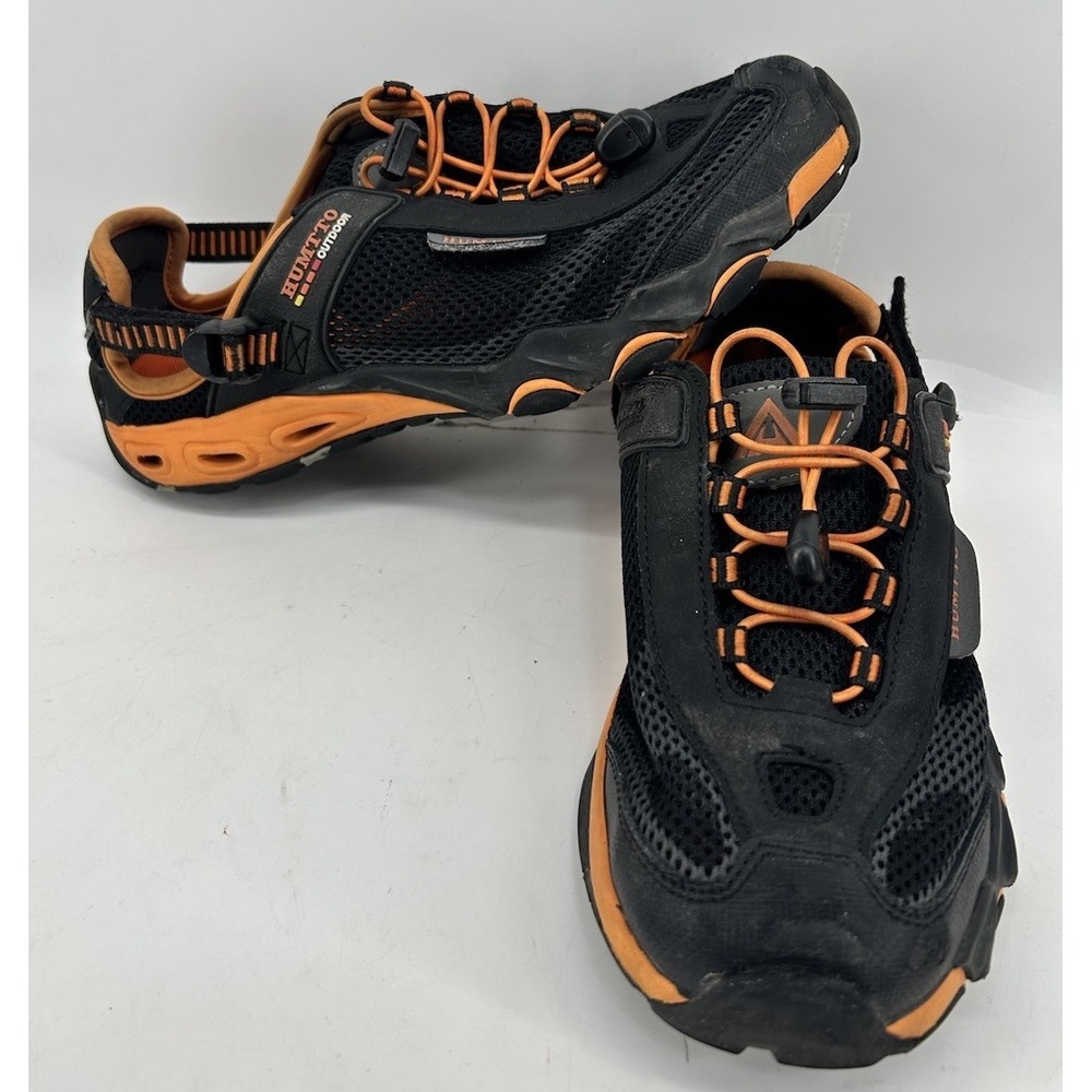 HUMTTO Amphibious Water Slip On Shoes Black With Orange Men's Size 7.5-8